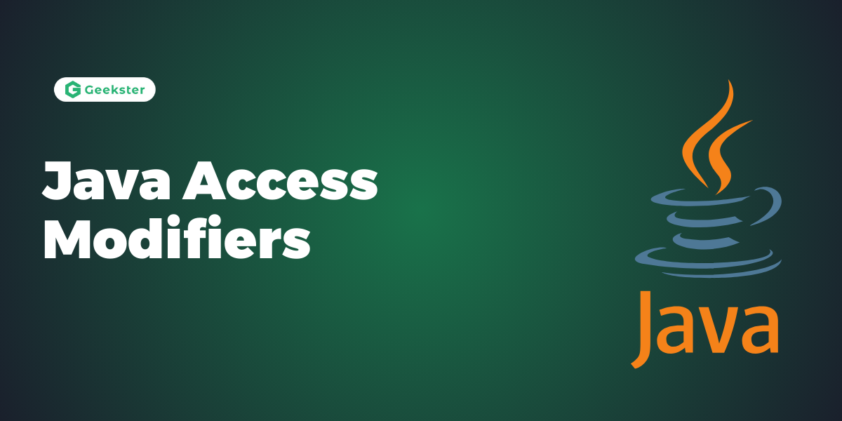 Access Modifiers in Java