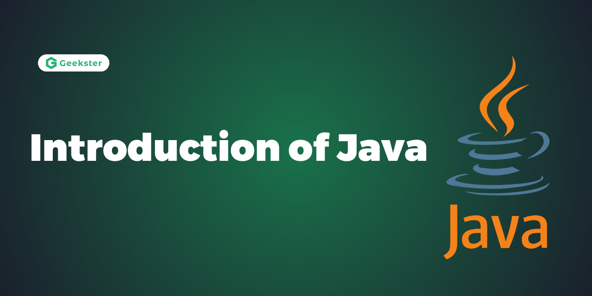 Introduction To Java