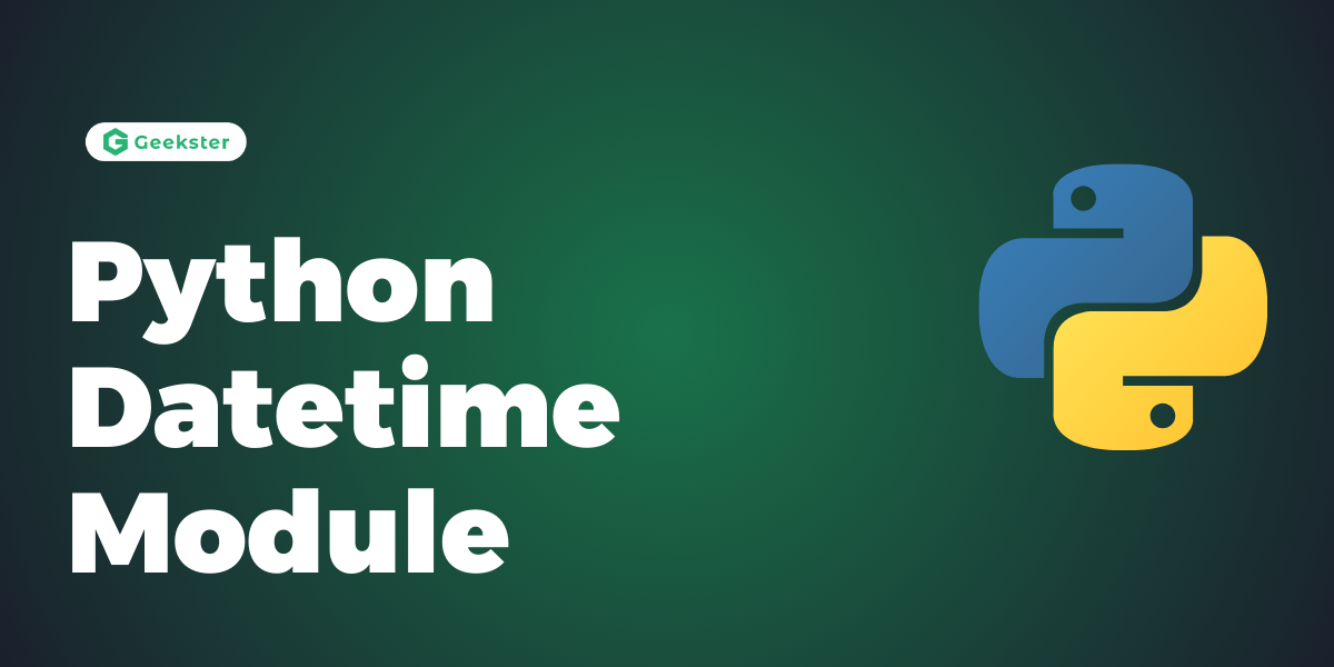 Datetime Module In Python