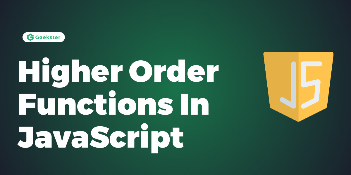 Higher Order Function in JavaScript