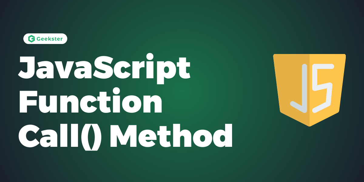 JavaScript Function Call() Method