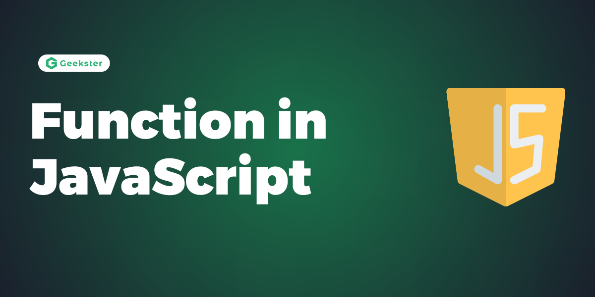 Function in JavaScript