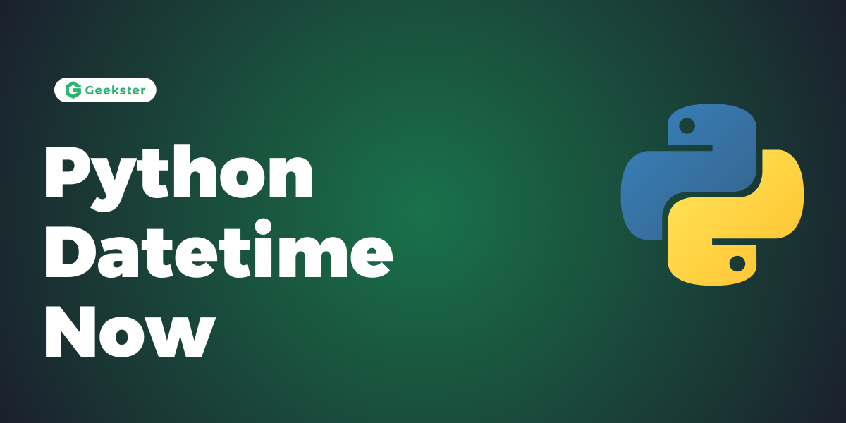 Datetime.Now () Function In Python