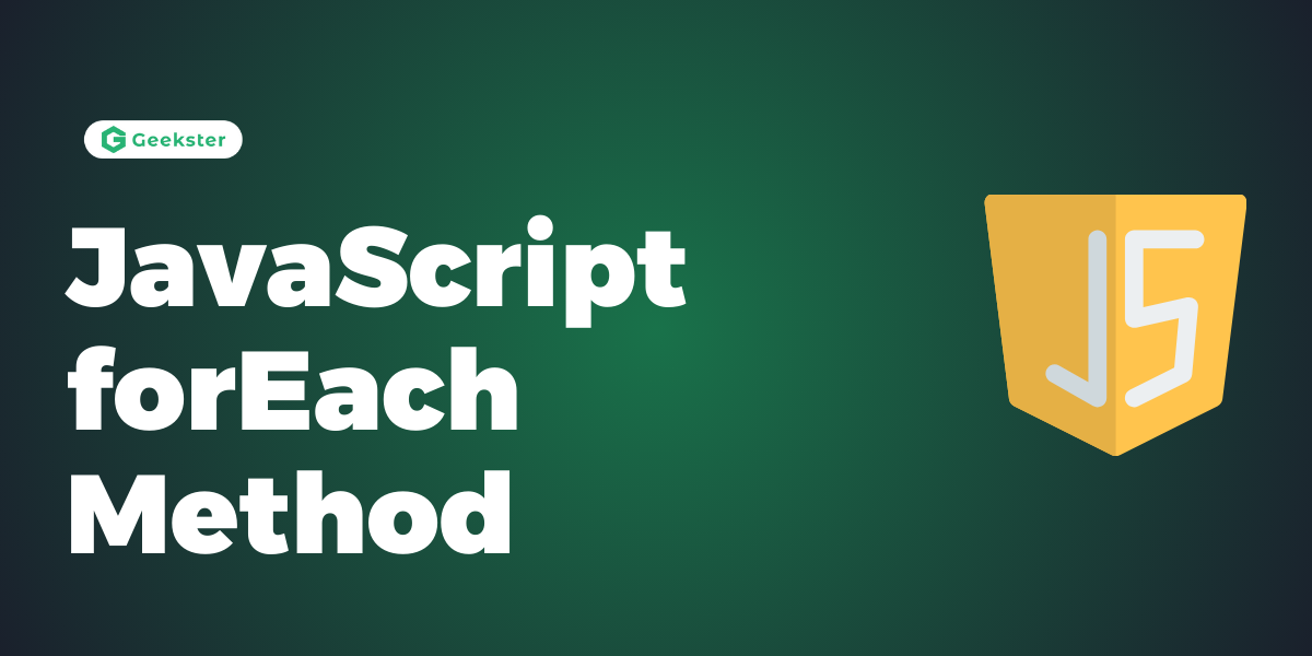 JavaScript forEach Method