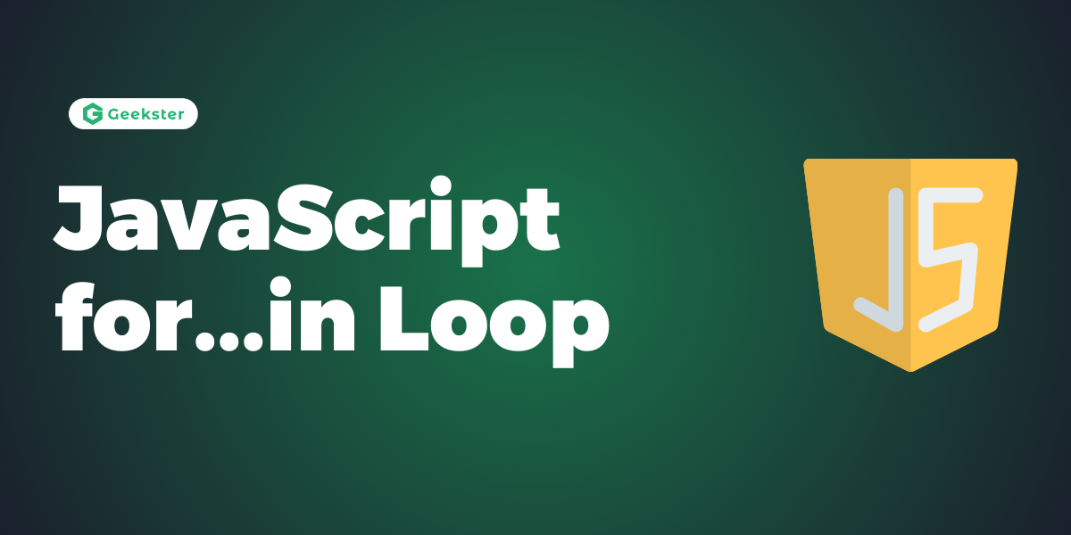 JavaScript for…in loop