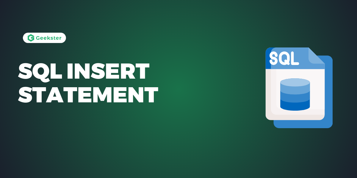 SQL INSERT STATEMENT