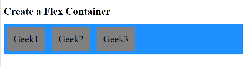 Flexbox In Css - Geekster Article