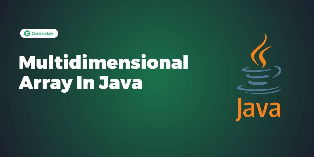 Multidimensional Array In Java