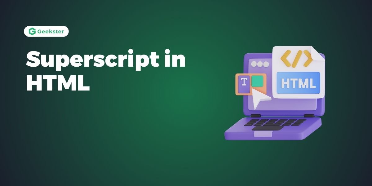 Superscript in HTML With Example