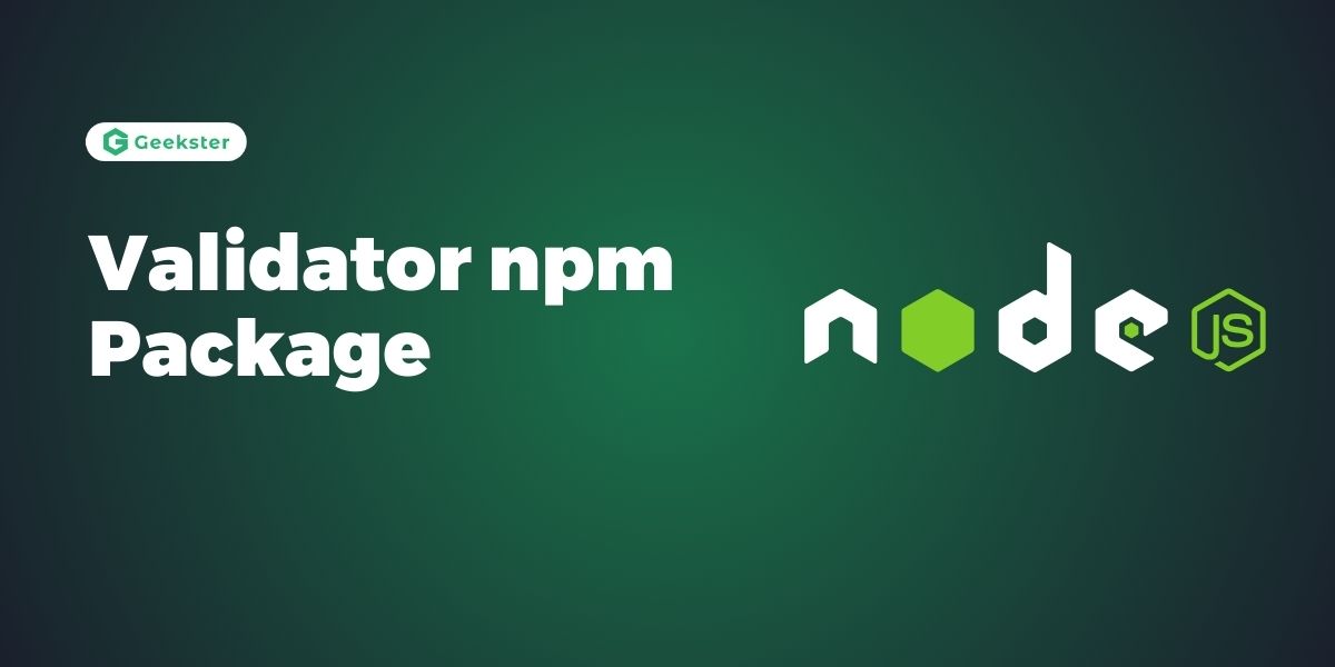 Validator npm Package