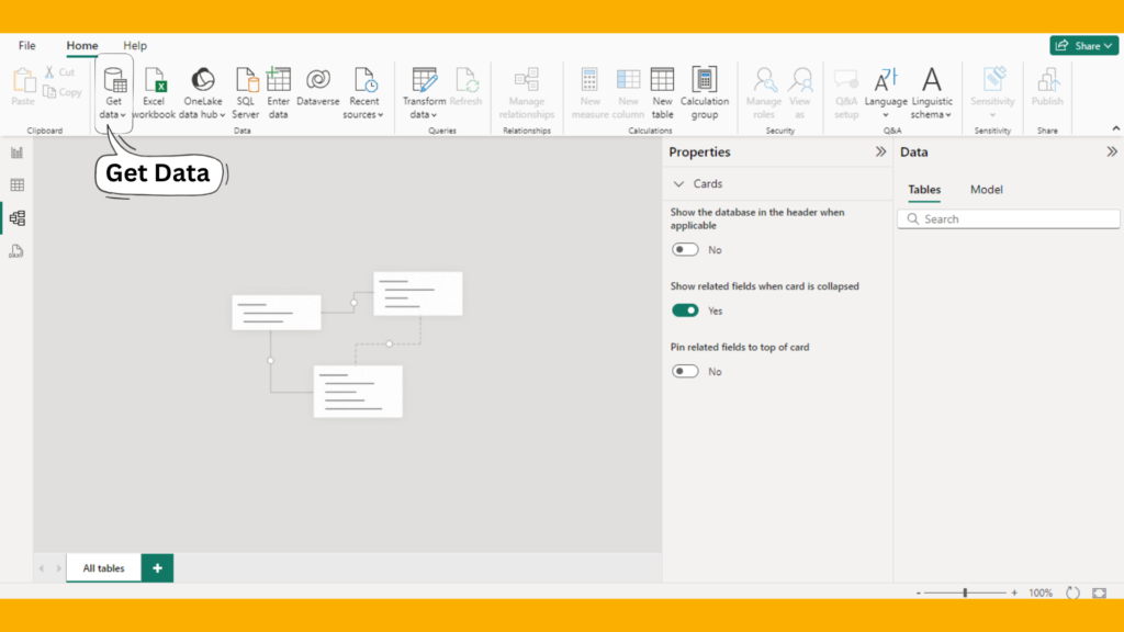Loading data into power bi