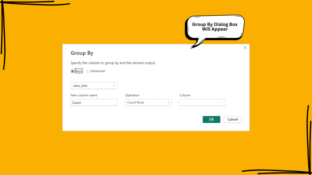 Grouping data in power query editor