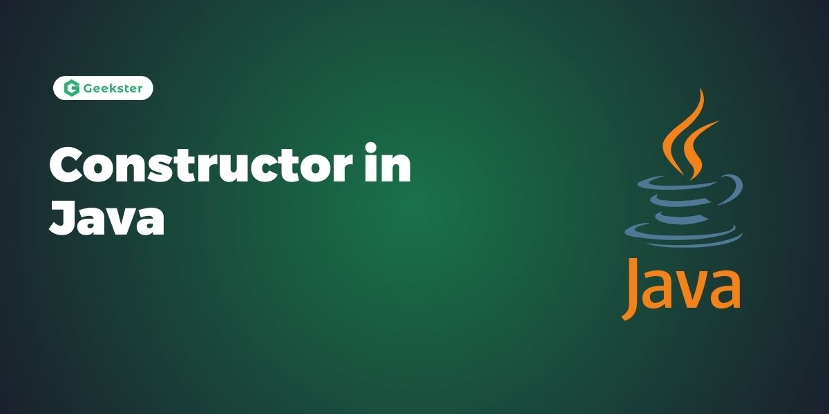 Constructor in Java