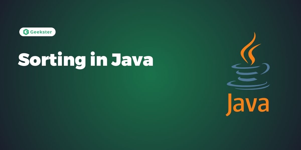 Sorting in Java